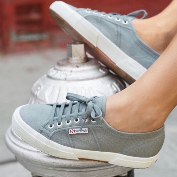 gray superga sneakers